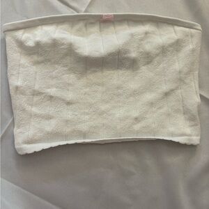PacSun White Tube Crop Top
